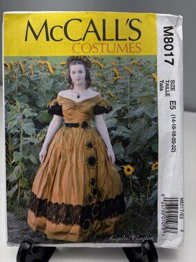 McCalls M8017 Size 14 16 18 20 22 Costume Pattern Victorian Dress Uncut Sewing 2